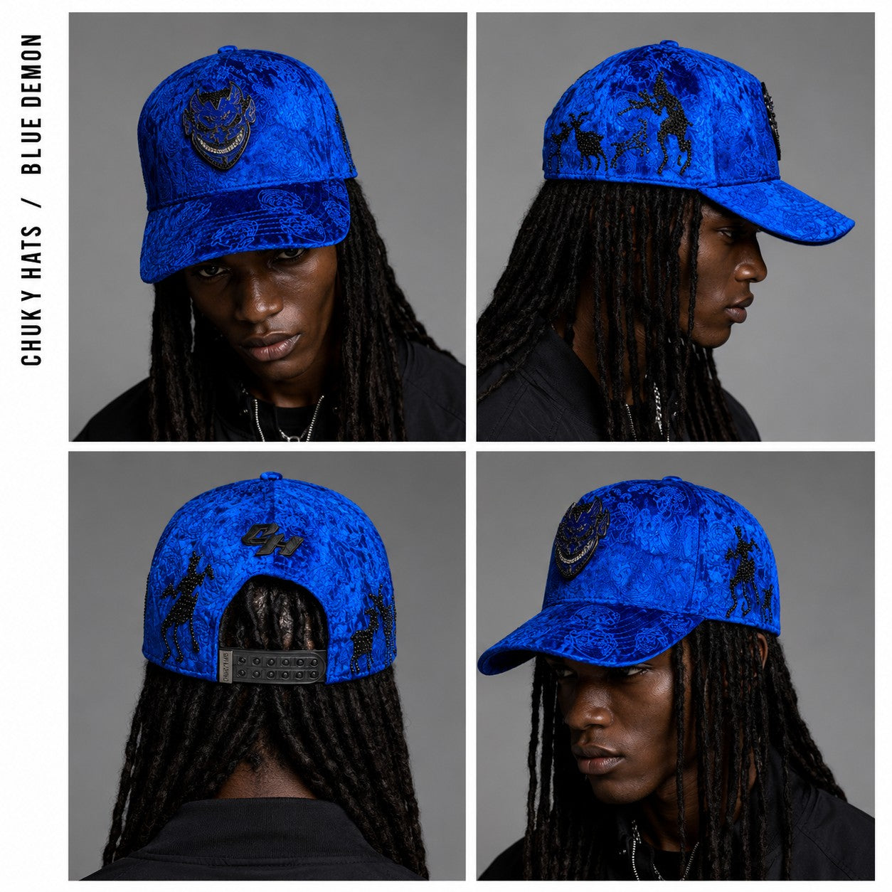 CHUKY HATS - BLUE DEMON