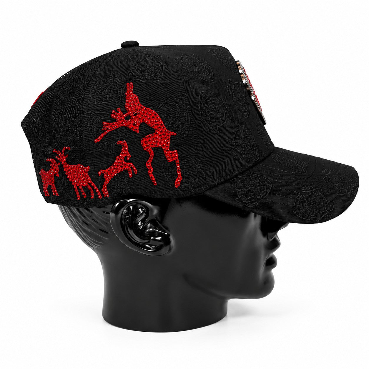 CHUKY HATS - BLACK RED DEMON